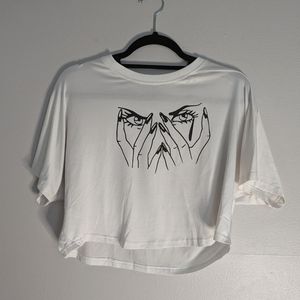 2 for $10 - Print Cropped Tshirt